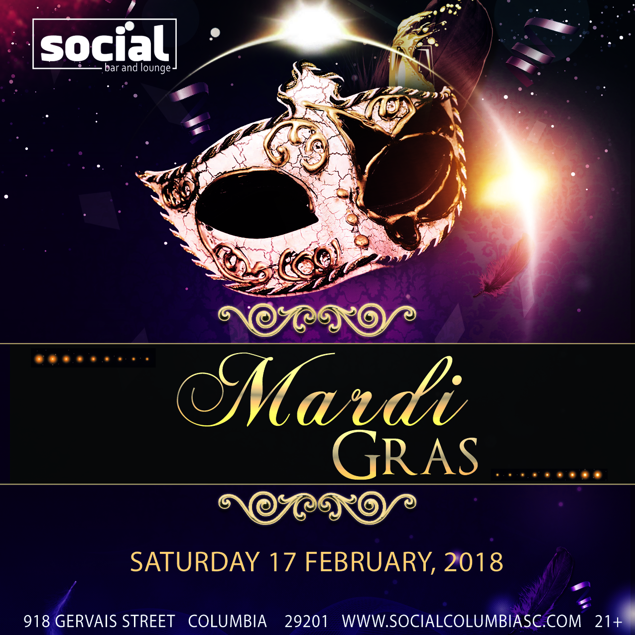 Mardi Gras at Social